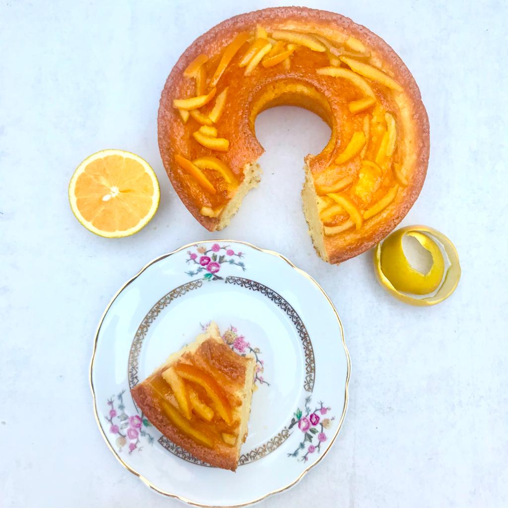 BOLO DE LARANJA C/ CASCA 450g